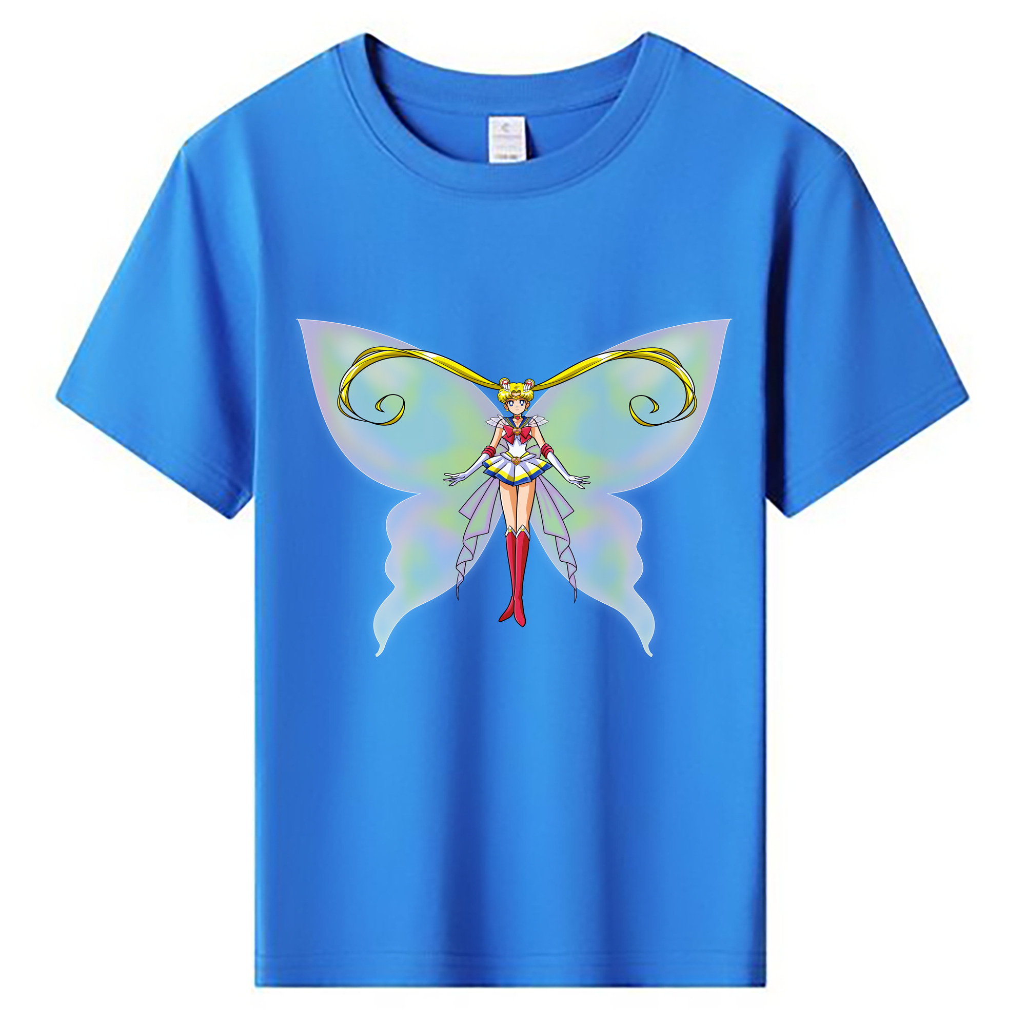 （画像用） 美少女戦士セーラームーン 月野 うさぎ つきの うさぎ Sailor Moon Tsukino Usagi 綿100％キッズTシャツ（フロントプリント）